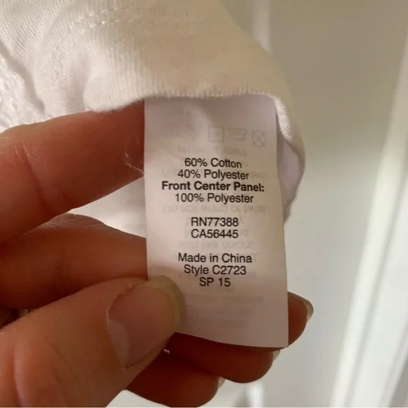 J.Crew white floral eyelet front sleeveless top - Picture 5 of 6